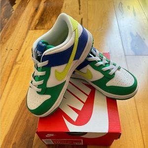 Nike Dunk Low White/LT Lemon Twist sz10c